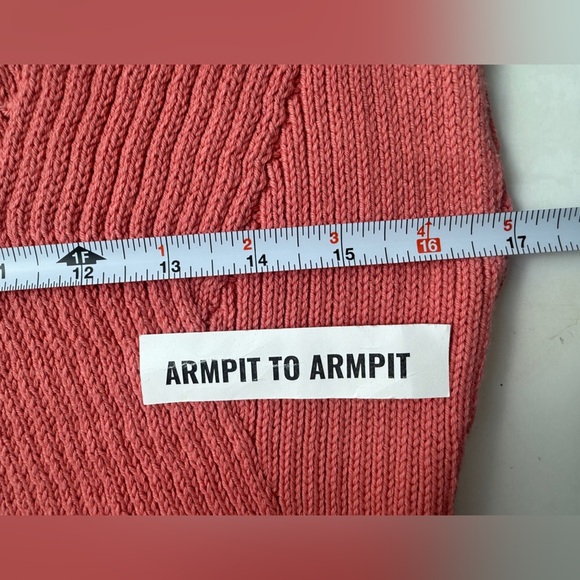 Express Rose Pink Ribbed Cap Sleeve Mock Turtleneck Shirt Wool Blend Med. Career - Picture 6 of 10